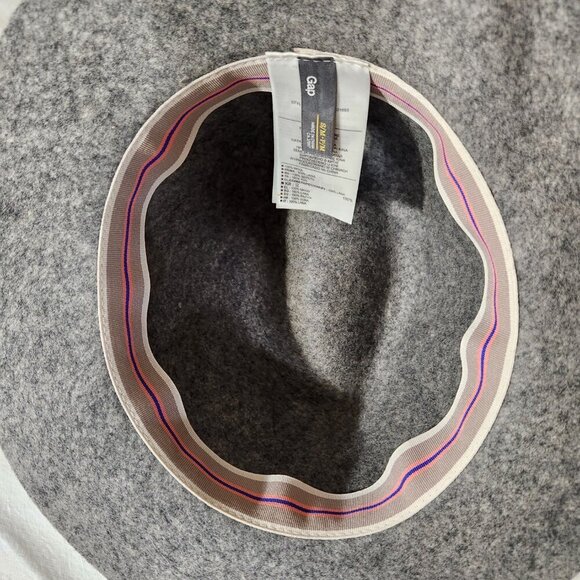 Gap NWOT Women Size S/M-P/M Gray Pinched Crown 100% Soft Wool Fedora Hat Casual - Picture 11 of 16